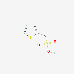 molecular formula C5H6O3S2 B3281625 Thiophen-2-ylmethanesulfonic acid CAS No. 738538-33-5