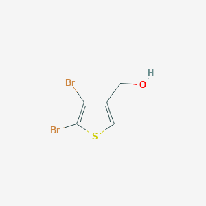 molecular formula C5H4Br2OS B3281643 (4,5-Dibromothiophen-3-yl)methanol CAS No. 73919-89-8