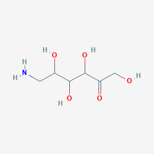 molecular formula C6H13NO5 B3281713 6-Amino-1,3,4,5-tetrahydroxyhexan-2-one CAS No. 74004-39-0