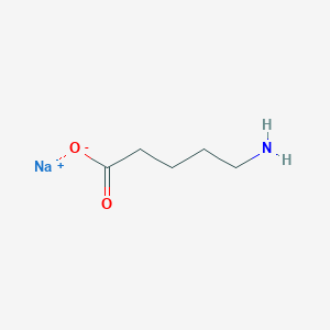 molecular formula C5H10NNaO2 B3281721 Sodium 5-aminopentanoate CAS No. 74018-59-0