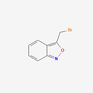 molecular formula C8H6BrNO B3281742 3-(Bromomethyl)-2,1-benzoxazole CAS No. 74052-98-5