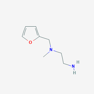 B3281799 N1-(Furan-2-ylmethyl)-N1-methylethane-1,2-diamine CAS No. 741290-33-5