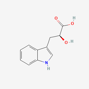 molecular formula C11H11NO3 B3281842 3-(Indol-3-YL) lactate CAS No. 7417-65-4