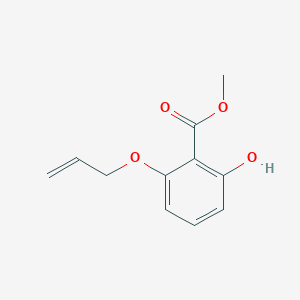 molecular formula C11H12O4 B3281935 Methyl 2-(allyloxy)-6-hydroxybenzoate CAS No. 74292-73-2