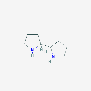 molecular formula C8H16N2 B3281945 2,2'-联吡咯烷 CAS No. 74295-58-2