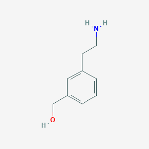 molecular formula C9H13NO B3281950 (3-(2-Aminoethyl)phenyl)methanol CAS No. 743384-09-0