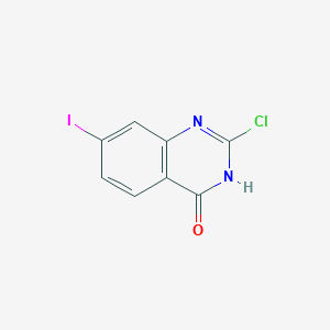 molecular formula C8H4ClIN2O B3282031 2-Chloro-7-iodoquinazolin-4(3H)-one CAS No. 744229-16-1