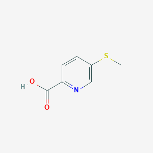 2-Pyridinecarboxylic acid, 5-(methylthio)-