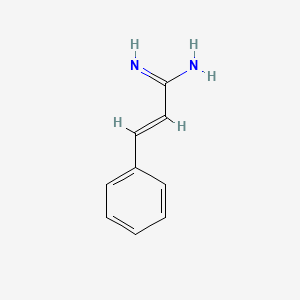 molecular formula C9H10N2 B3282115 Cinnamimidamide CAS No. 745719-98-6