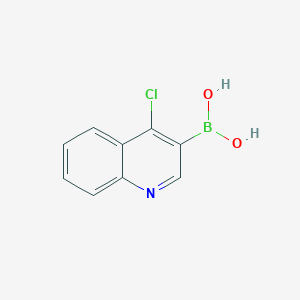 molecular formula C9H7BClNO2 B3282131 (4-Chloroquinolin-3-yl)boronic acid CAS No. 745784-09-2