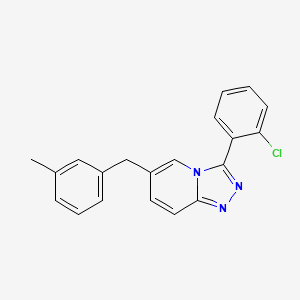 3-(2-Chlorophenyl)-6-(3-methylbenzyl)-[1,2,4]triazolo[4,3-a]pyridine