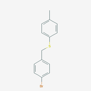 molecular formula C14H13BrS B328216 p-Tolyl(p-bromobenzyl) sulfide 