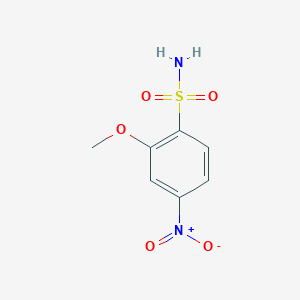 molecular formula C7H8N2O5S B3282194 2-Methoxy-4-nitrobenzenesulfonamide CAS No. 746630-16-0