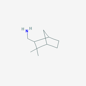 molecular formula C10H19N B3282284 (3,3-Dimethylbicyclo[2.2.1]heptan-2-YL)methanamine CAS No. 74838-00-9