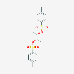 molecular formula C18H22O6S2 B3282292 (-)-2,3-Butanediyl di(p-toluenesulfonate) CAS No. 74839-83-1