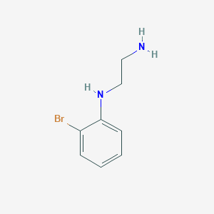 molecular formula C8H11BrN2 B3282316 N1-(2-bromophenyl)ethane-1,2-diamine CAS No. 748772-33-0