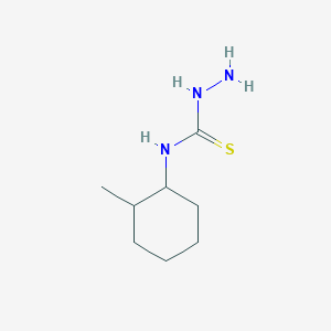 molecular formula C8H17N3S B3282325 3-Amino-1-(2-methylcyclohexyl)thiourea CAS No. 748776-62-7