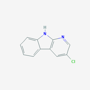 molecular formula C11H7ClN2 B3282333 3-chloro-9H-pyrido[2,3-b]indole CAS No. 74896-05-2