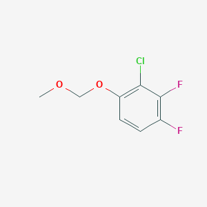 molecular formula C8H7ClF2O2 B3282353 2-Chloro-3,4-difluoro-1-(methoxymethoxy)benzene CAS No. 749230-48-6