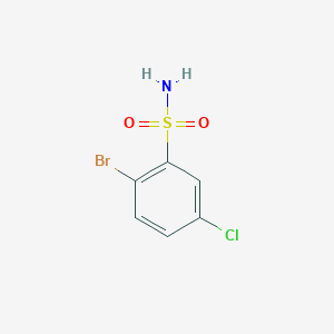 molecular formula C6H5BrClNO2S B3282354 2-Bromo-5-chloro-benzenesulfonamide CAS No. 749252-96-8