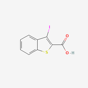 molecular formula C9H5IO2S B3282356 3-Iodobenzo[b]thiophene-2-carboxylic acid CAS No. 749268-79-9
