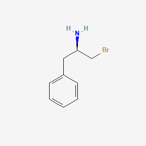 molecular formula C9H12BrN B3282384 (R)-1-Bromo-3-phenylpropan-2-amine CAS No. 749818-95-9