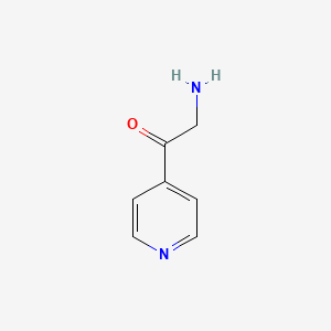 molecular formula C7H8N2O B3282521 2-Amino-1-pyridin-4-yl-ethanone CAS No. 75140-34-0