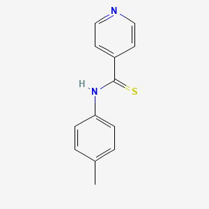molecular formula C13H12N2S B3282629 N-(4-methylphenyl)pyridine-4-carbothioamide CAS No. 75358-99-5