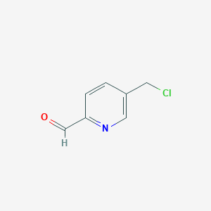 molecular formula C7H6ClNO B3282686 5-(Chloromethyl)pyridine-2-carbaldehyde CAS No. 754920-10-0