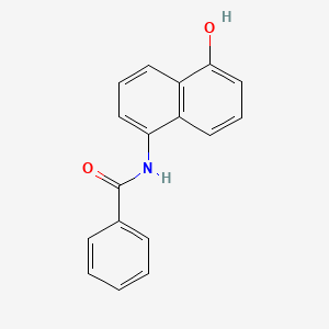 molecular formula C17H13NO2 B3282695 N-(5-羟基萘-1-基)苯甲酰胺 CAS No. 75528-55-1