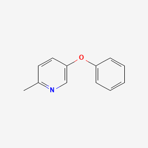 molecular formula C12H11NO B3282716 2-Methyl-5-phenoxypyridine CAS No. 75580-04-0