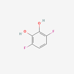 molecular formula C6H4F2O2 B3282725 3,6-Difluoro-1,2-benzenediol CAS No. 75626-23-2