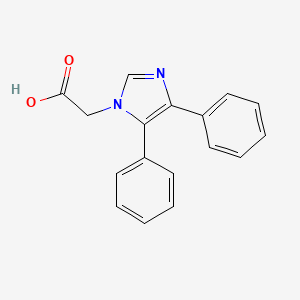 molecular formula C17H14N2O2 B3282726 2-(4,5-Diphenyl-1H-imidazol-1-yl)acetic acid CAS No. 756419-08-6