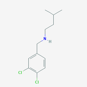 molecular formula C12H17Cl2N B3282739 [(3,4-Dichlorophenyl)methyl](3-methylbutyl)amine CAS No. 756475-18-0