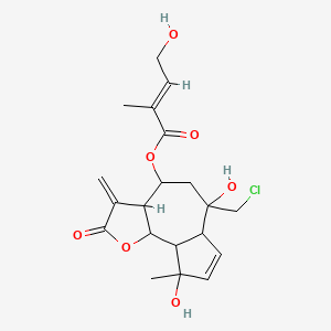 molecular formula C20H25ClO7 B3282803 Eupalinilide A CAS No. 757202-06-5