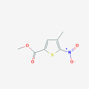 molecular formula C7H7NO4S B3282820 Methyl 4-methyl-5-nitrothiophene-2-carboxylate CAS No. 75735-47-6