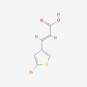 3-(5-Bromothiophen-3-yl)prop-2-enoic acid