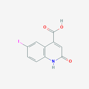 6-iodo-2-oxo-1H-quinoline-4-carboxylic Acid