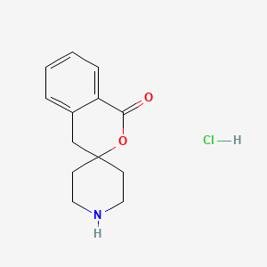 molecular formula C13H16ClNO2 B3282941 Spiro[isochromane-3,4'-piperidine]-1-one hydrochloride CAS No. 75930-41-5