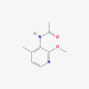 molecular formula C9H12N2O2 B3282975 N-(2-methoxy-4-methylpyridin-3-yl)acetamide CAS No. 76005-98-6