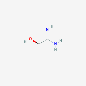 molecular formula C3H8N2O B3282998 (2R)-2-hydroxypropanimidamide CAS No. 760109-40-8