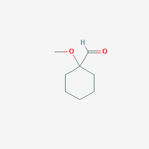 molecular formula C8H14O2 B3283093 1-甲氧基环己烷-1-甲醛 CAS No. 761411-22-7
