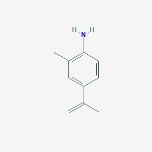 molecular formula C10H13N B3283137 2-Methyl-4-(prop-1-en-2-yl)aniline CAS No. 76210-45-2