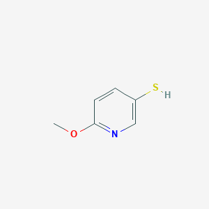 molecular formula C6H7NOS B3283165 3-Pyridinethiol, 6-methoxy- CAS No. 762272-63-9