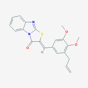 molecular formula C21H18N2O3S B328320 2-(3-allyl-4,5-dimethoxybenzylidene)[1,3]thiazolo[3,2-a]benzimidazol-3(2H)-one 