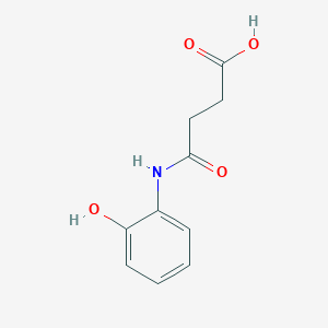 3-[(2-Hydroxyphenyl)carbamoyl]propanoic acid