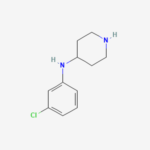 molecular formula C11H15ClN2 B3283307 N-(3-chlorophenyl)piperidin-4-amine CAS No. 765271-00-9