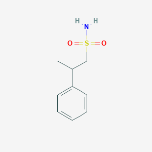 molecular formula C9H13NO2S B3283426 2-Phenylpropane-1-sulfonamide CAS No. 76653-16-2