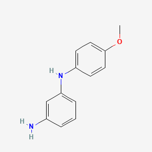 molecular formula C13H14N2O B3283475 N1-(4-methoxyphenyl)benzene-1,3-diamine CAS No. 76754-71-7