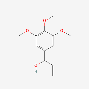 molecular formula C12H16O4 B3283484 1-(3,4,5-Trimethoxyphenyl)prop-2-en-1-ol CAS No. 76774-00-0
